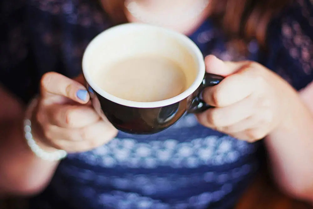 A milky cup of astragalus chai tea