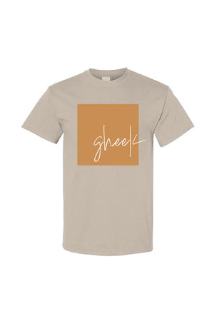 Gheek Cotton T Shirt - Hemp/Yellow
