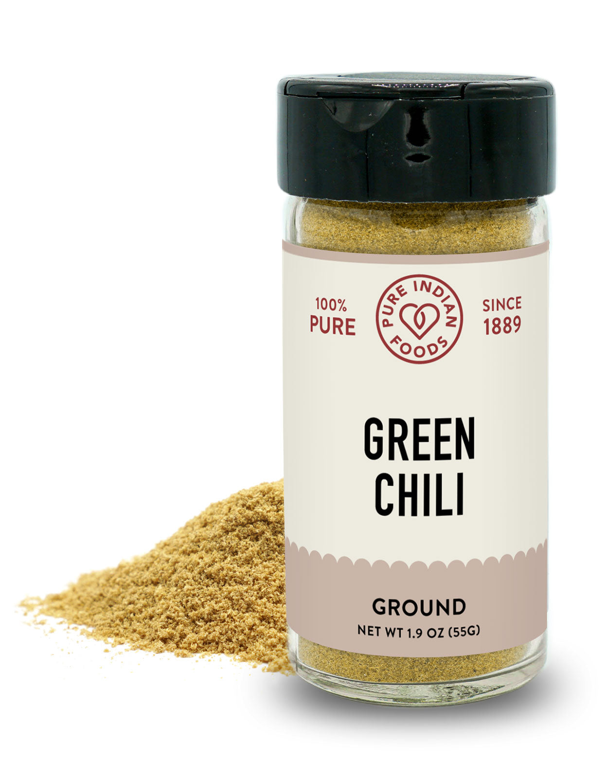 Green Chili Powder (Serrano) - 1.9 oz