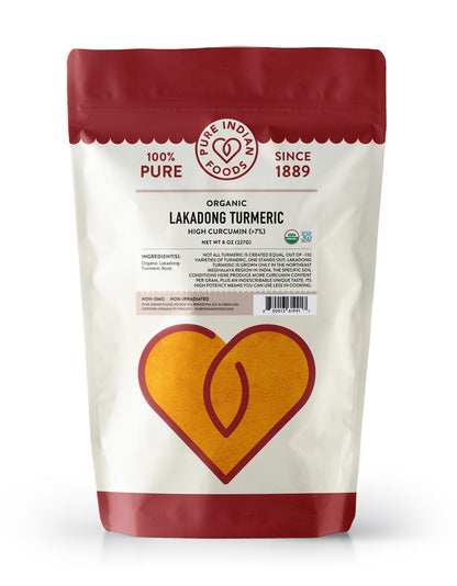 Lakadong Turmeric (High Curcumin >7%), Certified Organic