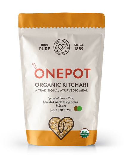 OnePot Kitchari Single Pack Ready-to-Cook Meals, Certified Organic