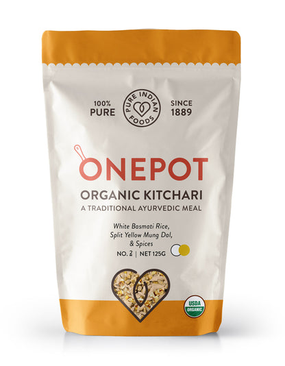 OnePot Kitchari Single Pack Ready-to-Cook Meals, Certified Organic