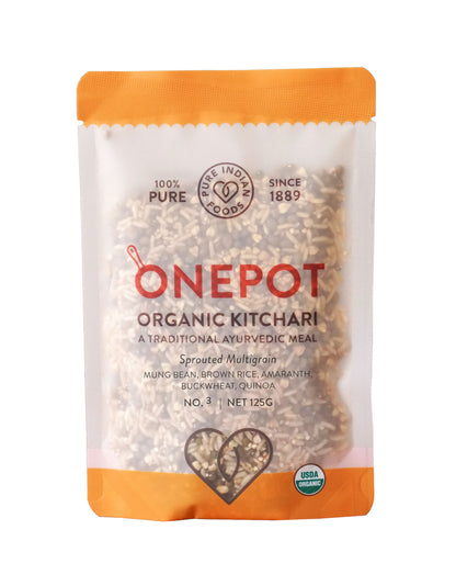 OnePot Kitchari Single Pack Ready-to-Cook Meals, Certified Organic