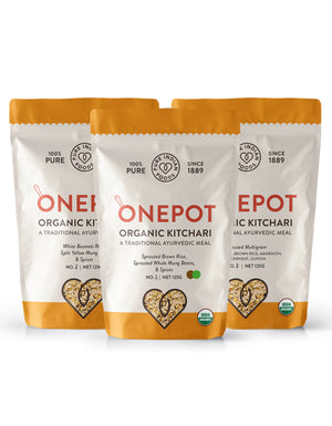 OnePot Kitchari Single Pack Ready-to-Cook Meals, Certified Organic