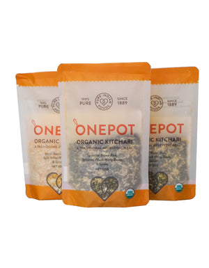 OnePot Kitchari Single Pack Ready-to-Cook Meals, Certified Organic