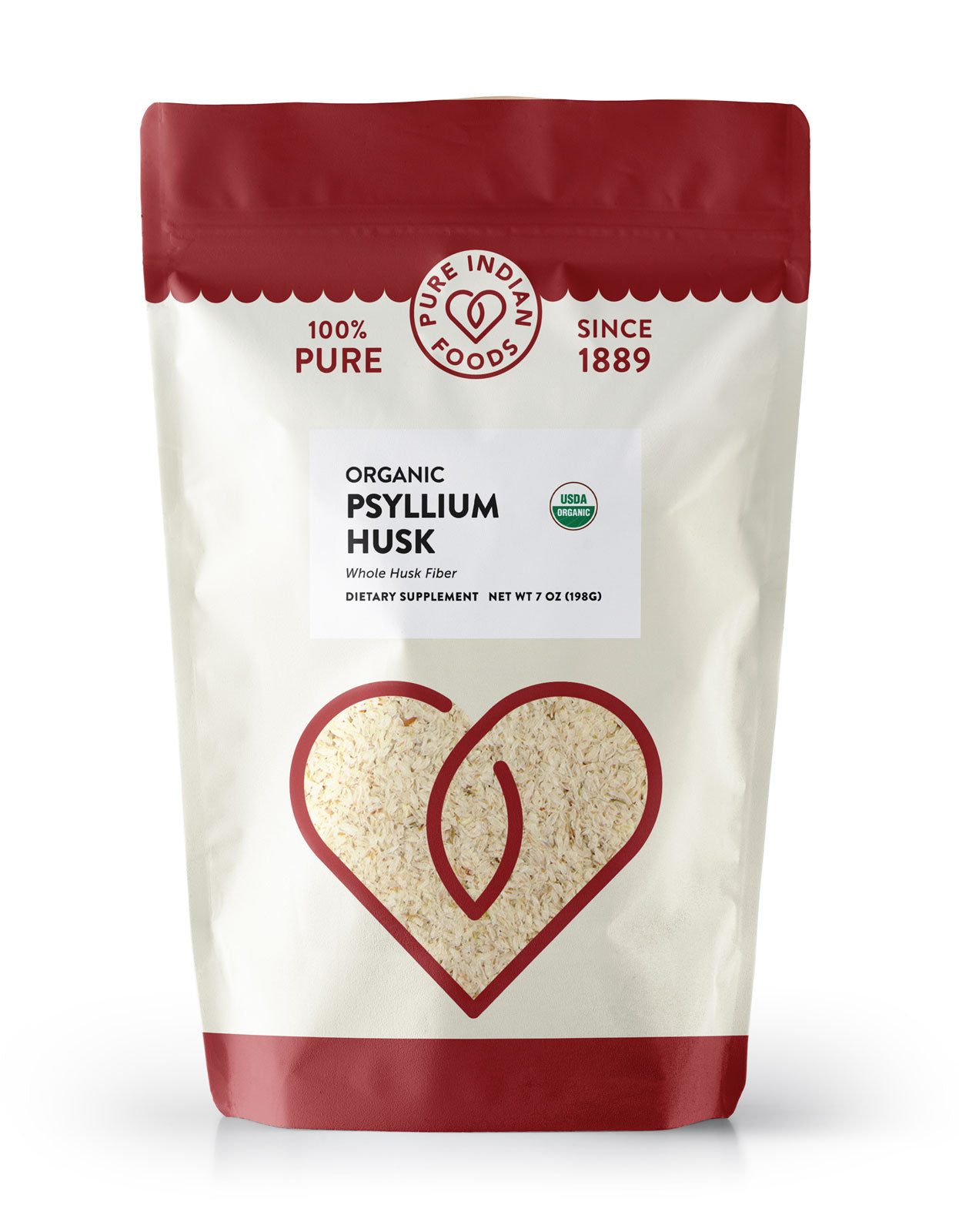 Organic Psyllium Whole Husk Fiber - 7 oz