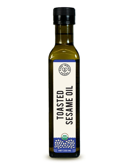 Toasted Sesame Oil, Certified Organic - 250 mL