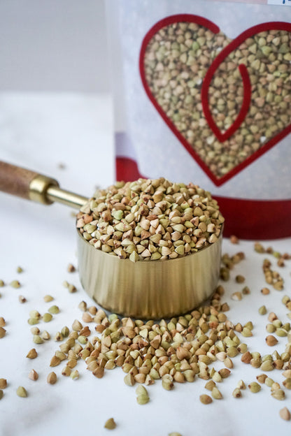 Buckwheat, Unhulled for Sprouting, Organic 1 lb