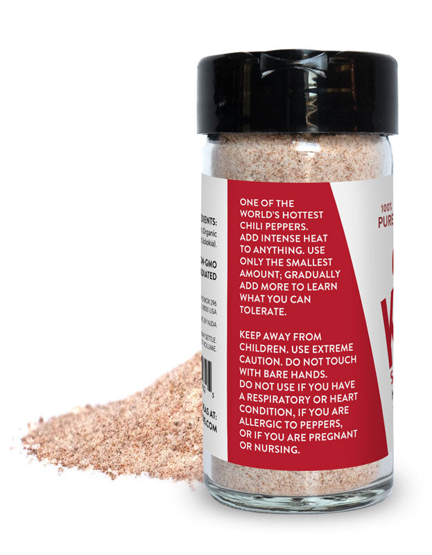 Himalayan Pink Sea Salt w/Ghost Chile Grinder