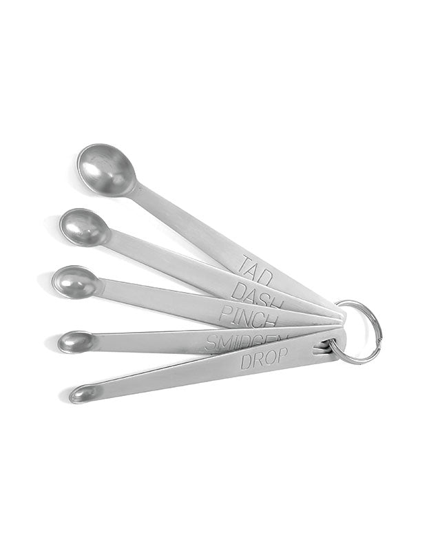Measuring Spoons Set, 1/3 Tsp, 1/4 Tsp, 3/16 Tsp, 1/8 Tsp, 1/16 Tsp Mini  Measure